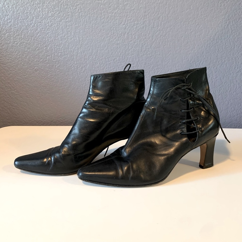 Leather booties UK 37.5/US 6